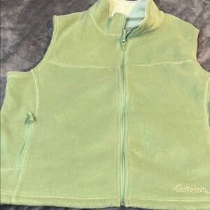 Cabela's Mint Green Fleece Vest